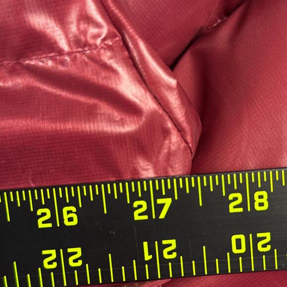 Nike Sportswear Down Fill Puffer Jacket Womens XL Burgundy Quilted CU5813 638 - Picture 7 of 7